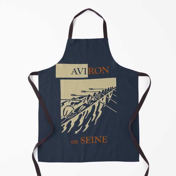 Aperçu de l'œuvre Aviron en Seine - Seine River Paris France - Affiche de sport nautique d'aviron de style rétro vintage créée et vendue par Vintage-TM.