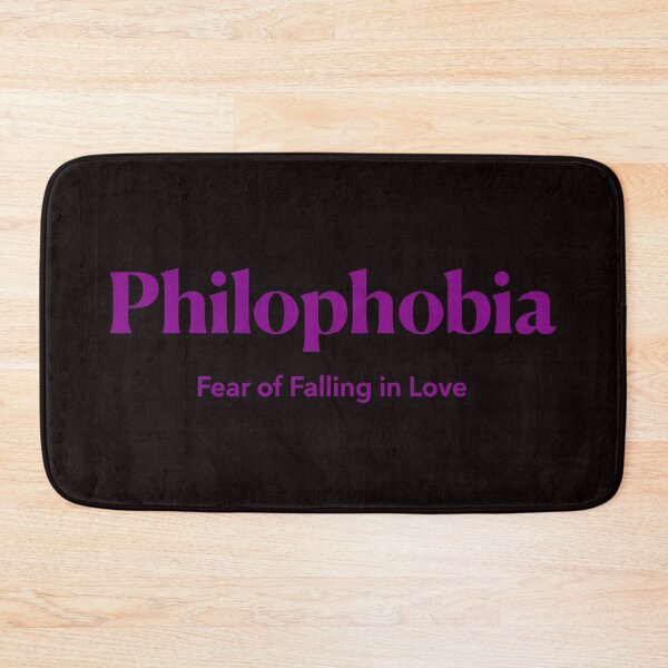 Item preview, Philophobia - The Fear of Falling in Love - Violet Design designed and sold by nabeArtist.