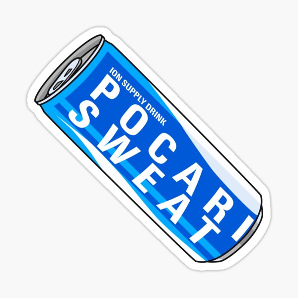Vista previa del artículo con la obra «Lata de sudor Pocari», diseñado y vendido por mrs-chief.
