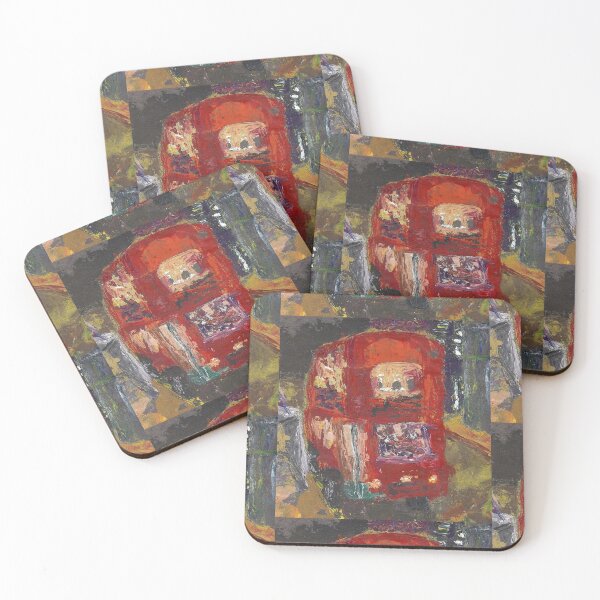 Item preview, Watching the London Red Bus at night designed and sold by ChambersArtwork.