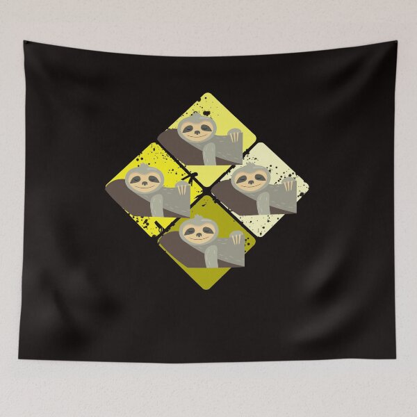 Item preview, Sloth cute retro vintage designed and sold by Imutobi.
