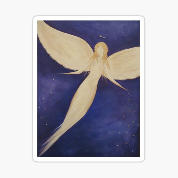 Angel Blessings From The Stars Sticker