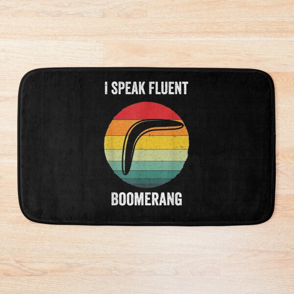Item preview, I Speak Fluent Boomerang Vintage Australian Boomerang Gift  designed and sold by dannareyansh.
