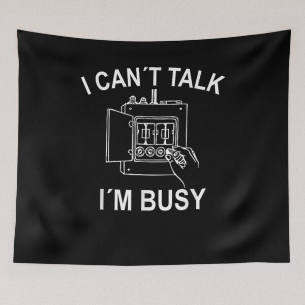 Item preview, Mens I Can't Because I'm An Electrician  designed and sold by dannareyansh.