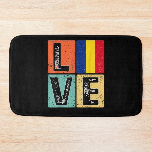 Item preview, Vintage Retro I Love Romania Flag For Romanian Pride Gift  designed and sold by dannareyansh.