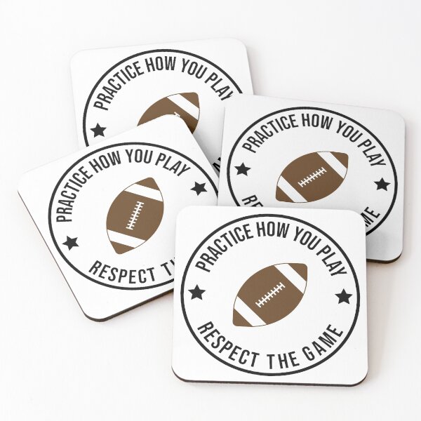 Item preview, Practice How You Play And Respect the Game Football designed and sold by cmd-art.