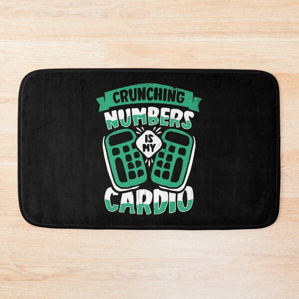 Item preview, Crunching Numbers Is My Cardio Accountant CPA Gift designed and sold by Marcid95.