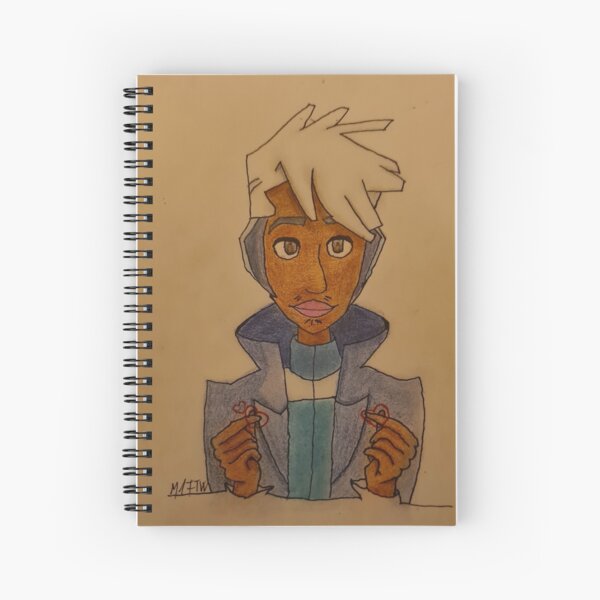 Sending finger hearts Spiral Notebook