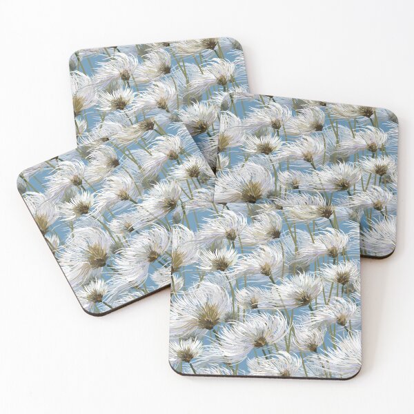 Item preview, Cotton Grass Dream | Warm Blue Sky designed and sold by L Diane Johnson.
