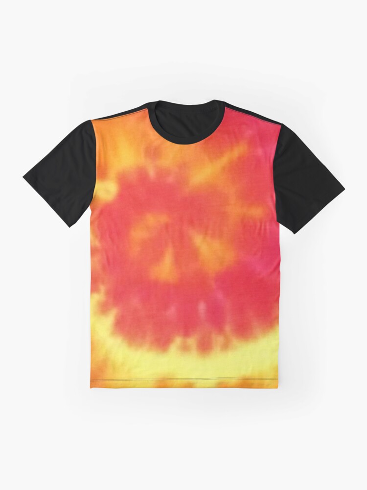 Red and orange store tie dye shirt