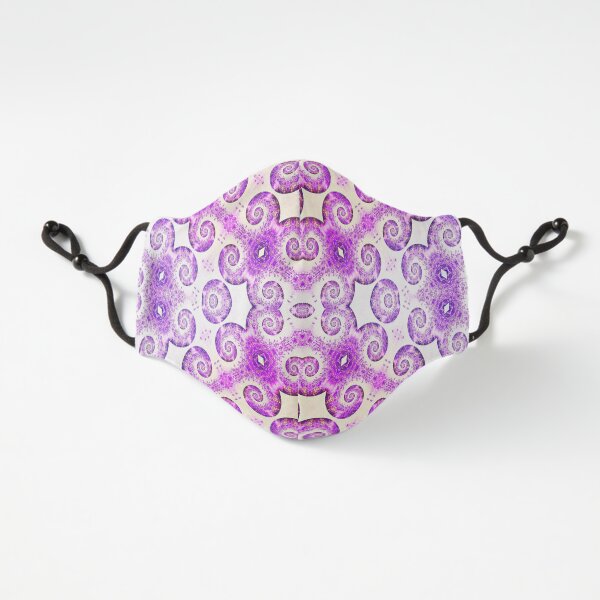 Lavender Love mandala design Fitted 3-Layer