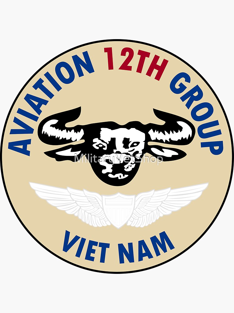 12th Aviation Group - Vietnam by MilitaryVetShop
