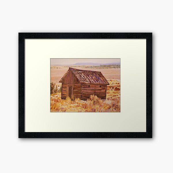 Hayden Hill Jail Framed Art Print