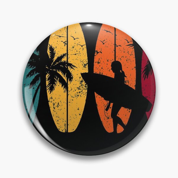 Item preview, Retro Surfer Gift Vintage Surfing Surf Board Beach designed and sold by Nahimic237.