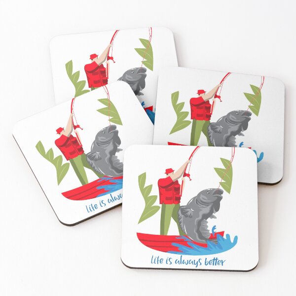 Item preview, Life Is Always Better When Fishing designed and sold by Poly-Sci-Store.