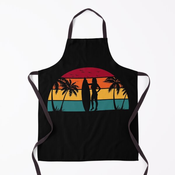 Item preview, Surfer Gift Retro Surfer Girl Surfing Surf Board Beach designed and sold by Nahimic237.