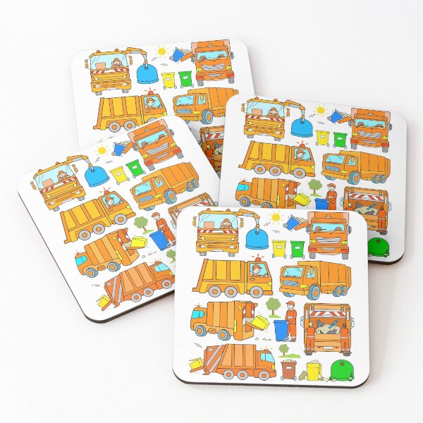 Item preview, Garbage Truck Design Trashtrucks Rubbish Collection Vehicles designed and sold by samshirts.