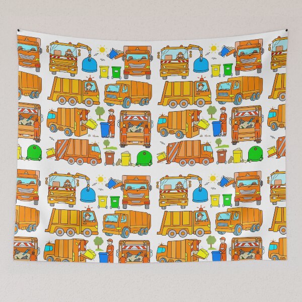 Item preview, Garbage Truck Design Trashtrucks Rubbish Collection Vehicles designed and sold by samshirts.