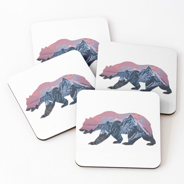 Item preview, Bear with Mountains in the Dusk designed and sold by Snilfen.