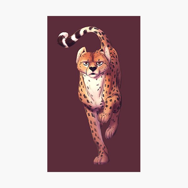 Cheetah Cartoon Wall Art for Sale | Redbubble