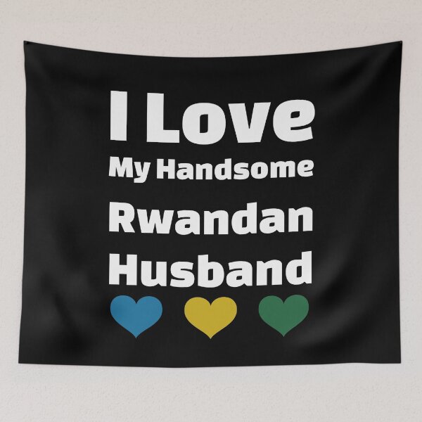 Item preview, I Love My Handsome Rwandan Husband - Rwanda Husband designed and sold by DiceNLDesigns.