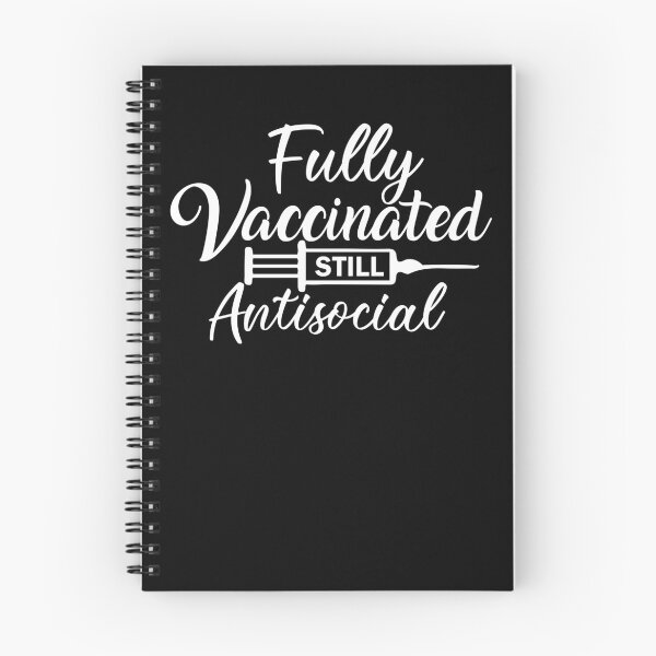 Item preview, fully vaccinated still antisocial designed and sold by shaakir.