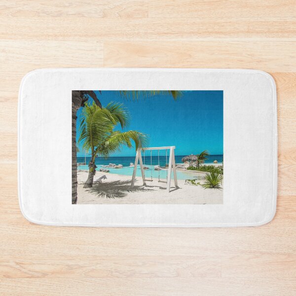Item preview, Tropical Ocean Palm Tree Beach Paradise  designed and sold by newburyboutique.