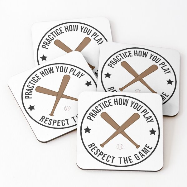 Item preview, Practice How You Play And Respect the Game Baseball designed and sold by cmd-art.