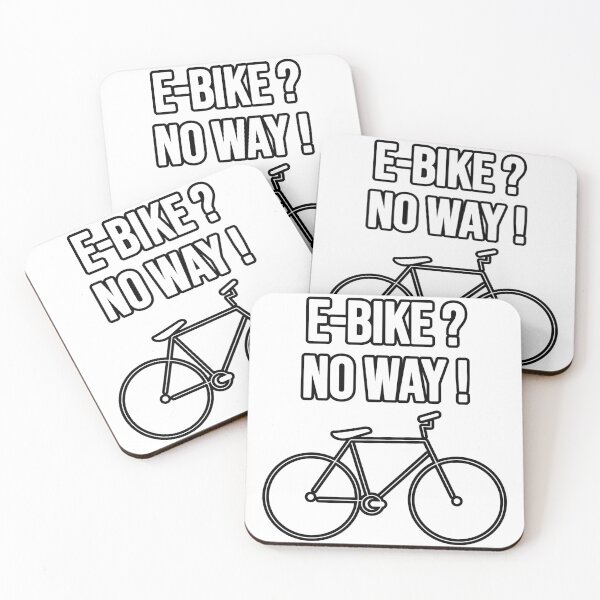 Item preview, E bike? No way! designed and sold by TopsellerShirts.