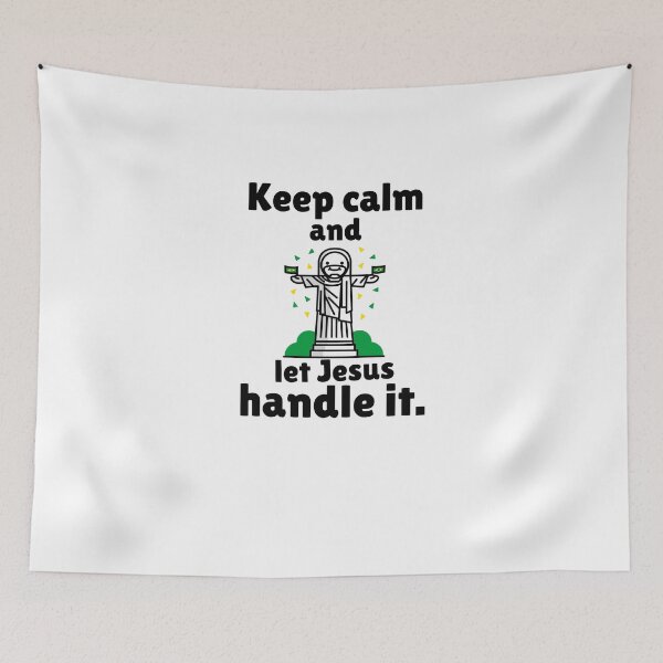 Item preview, Keep calm and let Jesus handle it. - god design designed and sold by GLwithUs.