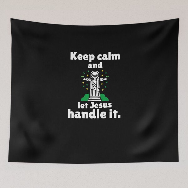 Item preview, Keep calm and let Jesus handle it. - god design designed and sold by GLwithUs.