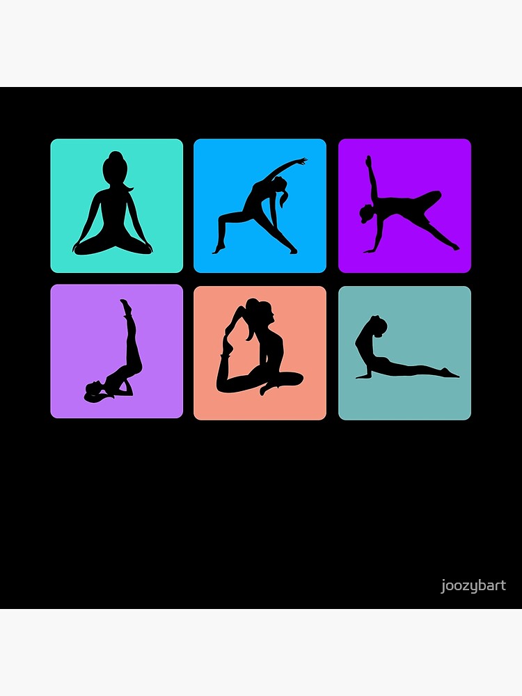Yoga posture humor funny position Art Board Print by joozybart
