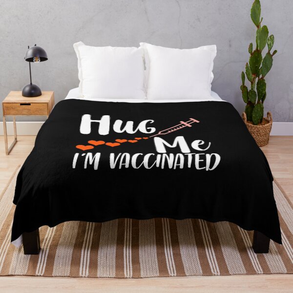 Item preview, hug me i'm vaccinated designed and sold by shaakir.