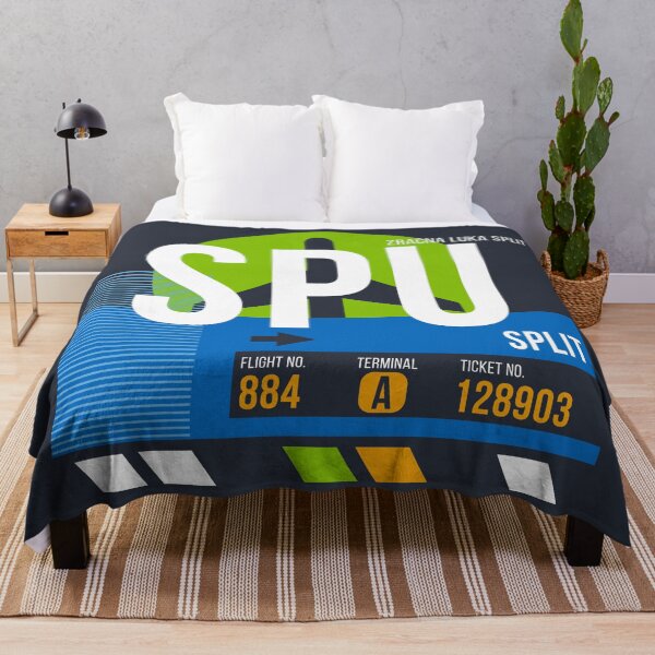 Item preview, Split, Croatia (SPU) Airport Code Baggage Tag designed and sold by SLAG-Creative.