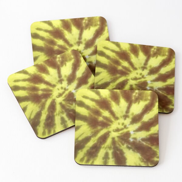 Item preview, Yellow and Golden Brown Spiral Tie Dye  designed and sold by StarsForgers.