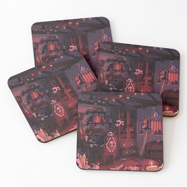 Item preview, a necromancer's study designed and sold by corvophobia.