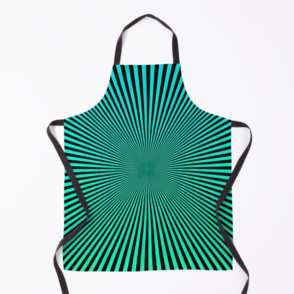 Item preview, Blue Green Gradient Geometric Optical Illusion designed and sold by CyberCult Store.