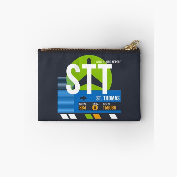 Item preview, St. Thomas, USVI (STT) Airport Code Baggage Tag designed and sold by SLAG-Creative.