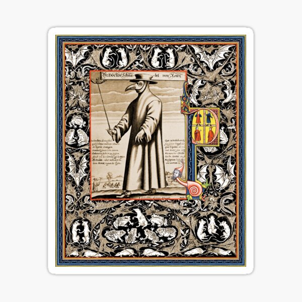 Item preview, P is for Plague Doctor designed and sold by jenithea.