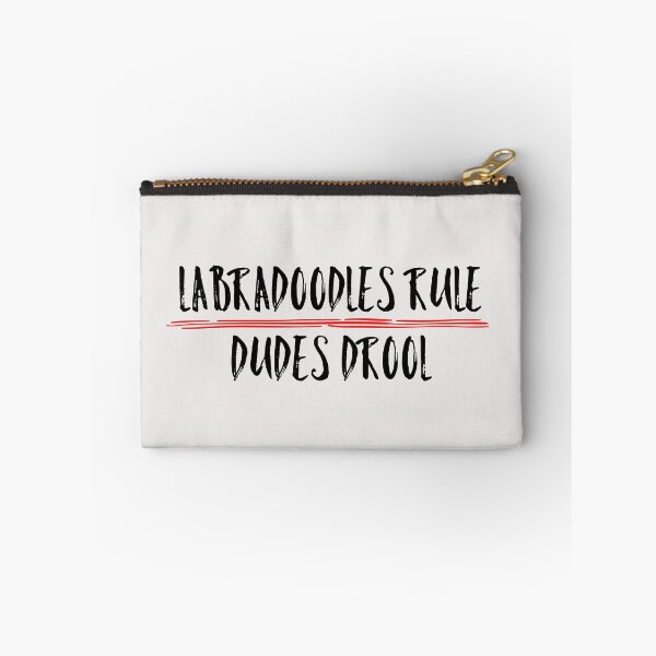 Artikelvorschau, Labradoodles Rule Dudes Drool Lustiges Zitat für DogMoms entworfen und verkauft von AMSonArt.
