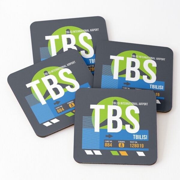 Item preview, Tbilisi, Georgia (TBS) Airport Code Baggage Tag designed and sold by SLAG-Creative.