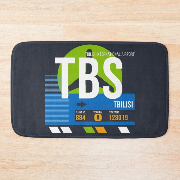 Item preview, Tbilisi, Georgia (TBS) Airport Code Baggage Tag designed and sold by SLAG-Creative.