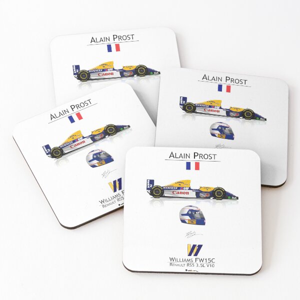 Item preview, Alain Prost - Williams FW15C Driver & Helmet designed and sold by JageOwen.
