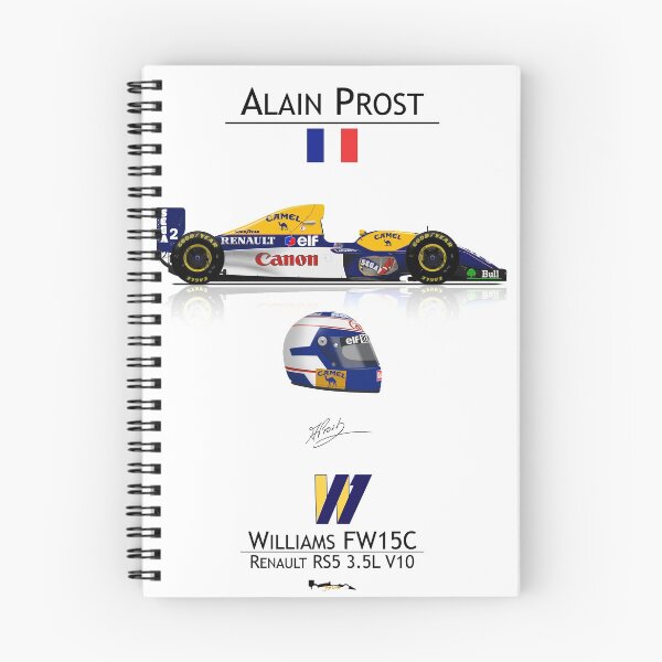 Item preview, Alain Prost - Williams FW15C Driver & Helmet designed and sold by JageOwen.