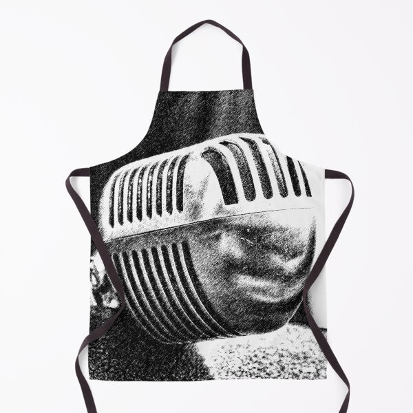 Item preview, Representación gráfica de micrófono en blanco y negro designed and sold by Warren Paul Harris.