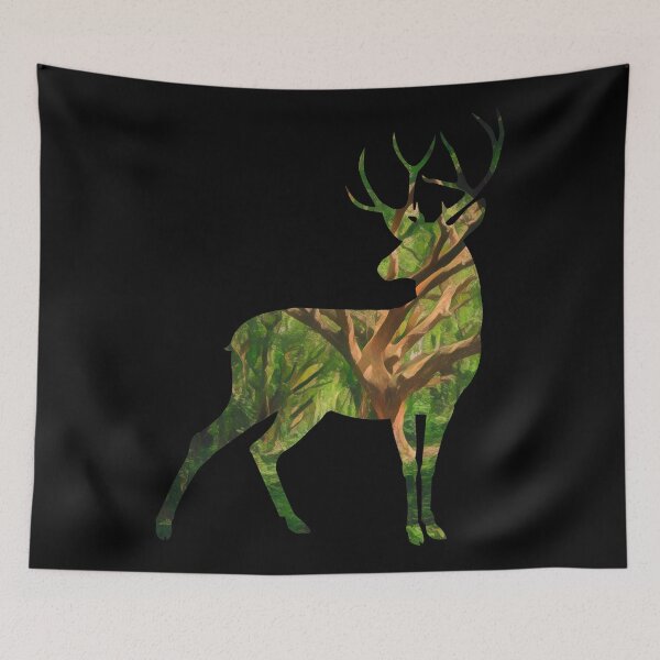 Item preview, Deer in the Green Woods designed and sold by Snilfen.
