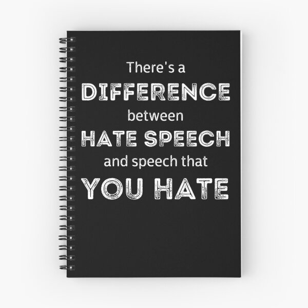 Item preview, There's a Difference Between Hate Speech and Speech that You Hate, Freedom of Speech, Free Speech, First Amendment, America, Tom MacDonald "Fake Woke" lyrics designed and sold by matrixunplugged.