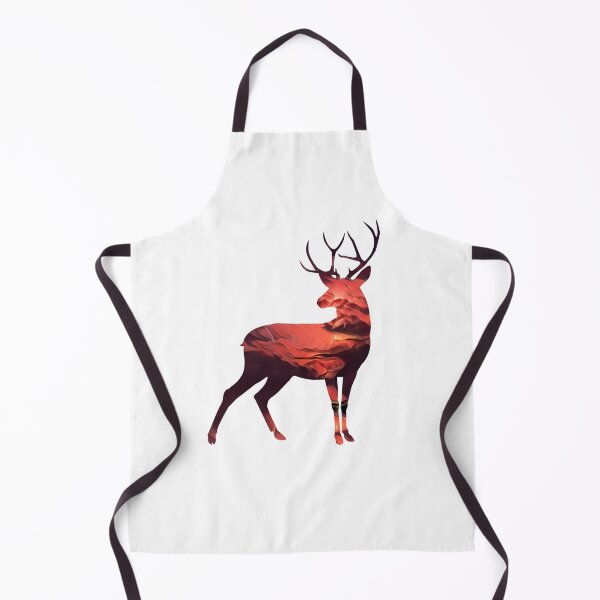 Item preview, Deer in Lightning Dusk designed and sold by Snilfen.