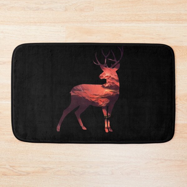 Item preview, Deer in Lightning Dusk designed and sold by Snilfen.