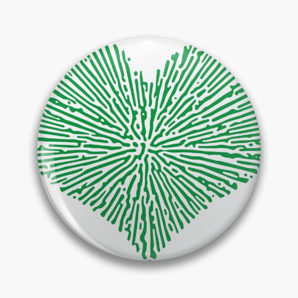 Item preview, Turing Pattern Sunburst Love Heart (Green) designed and sold by John Uttley.